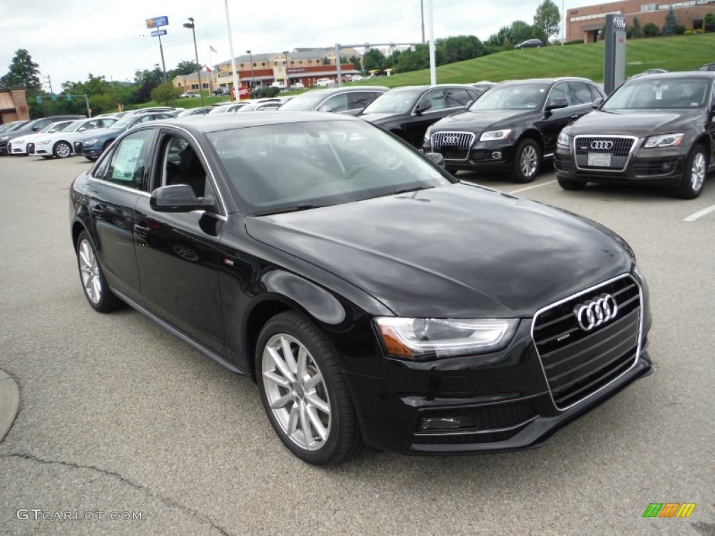 Brilliant Black 2016 Audi A4 2.0T Premium Plus quattro Exterior Photo #105600600