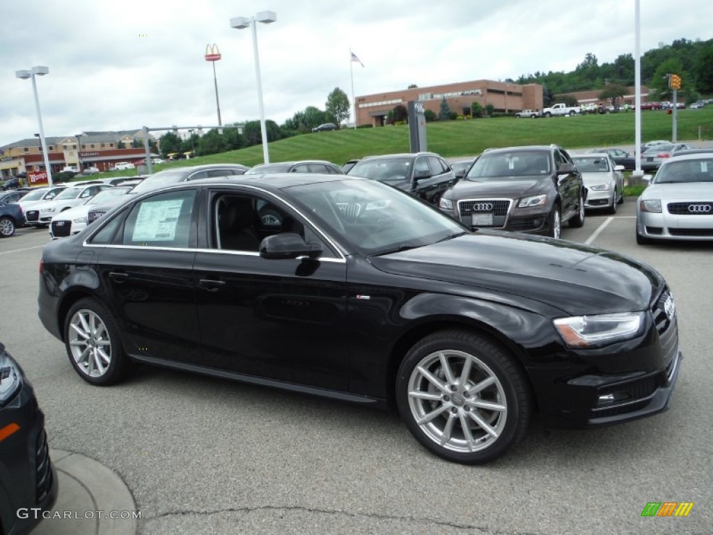 Brilliant Black 2016 Audi A4 2.0T Premium Plus quattro Exterior Photo #105600621