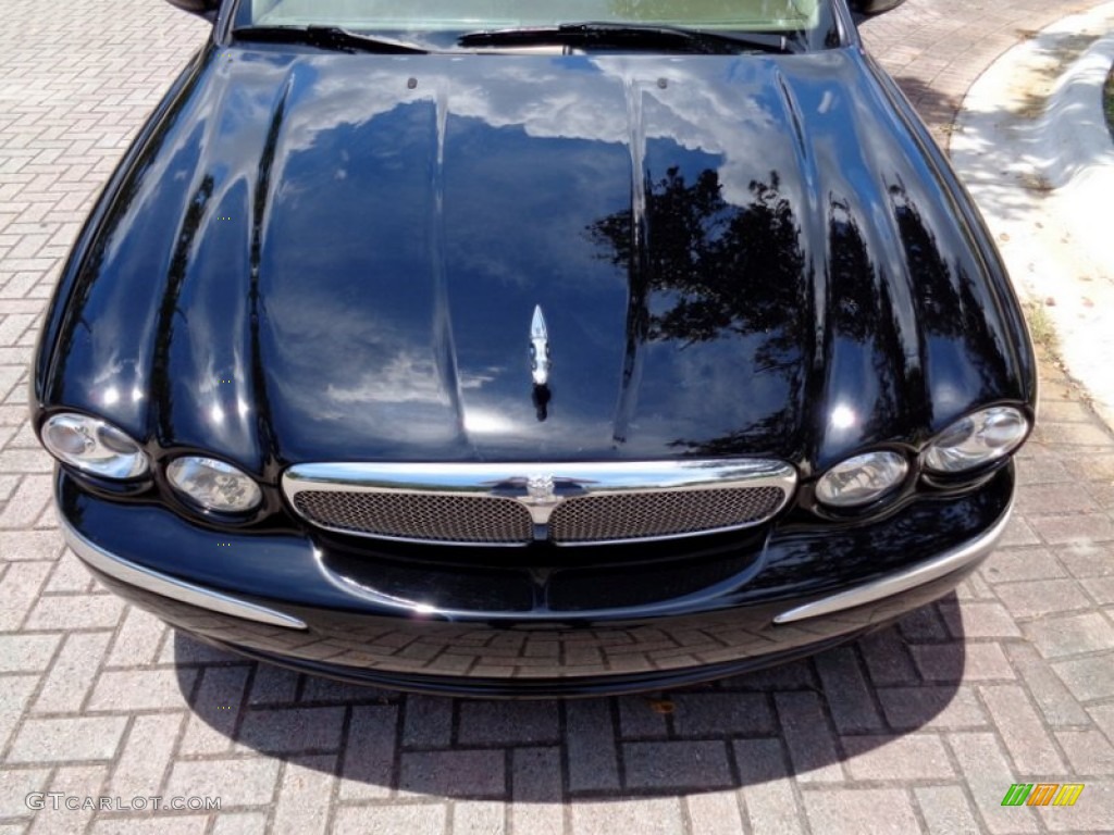2008 X-Type 3.0 Sedan - Ebony Black / Champagne photo #34