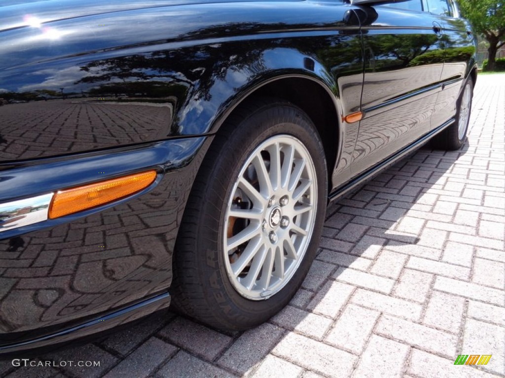 2008 X-Type 3.0 Sedan - Ebony Black / Champagne photo #42