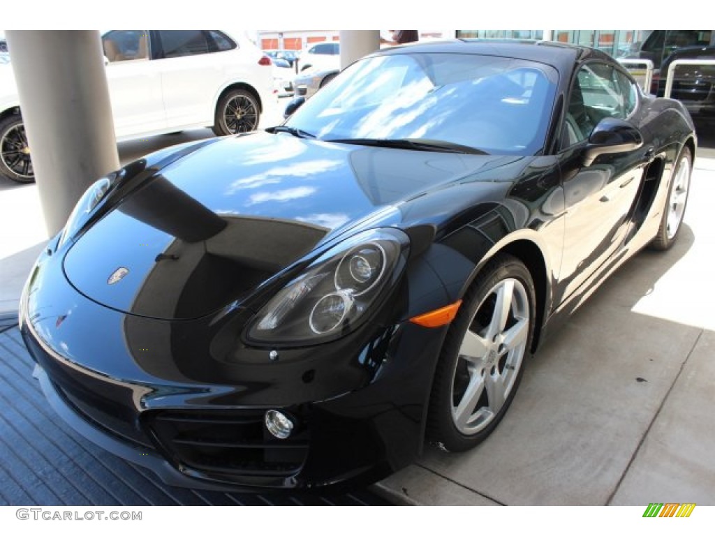 Jet Black Metallic 2016 Porsche Cayman Standard Cayman Model Exterior Photo #105601098