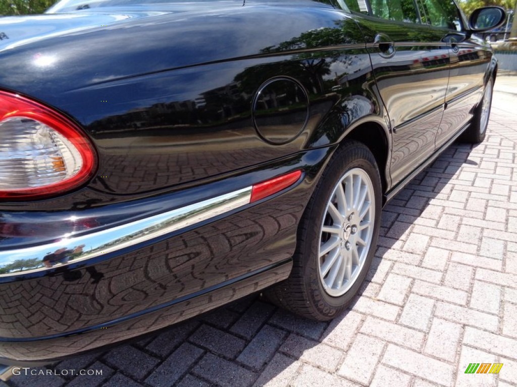2008 X-Type 3.0 Sedan - Ebony Black / Champagne photo #50