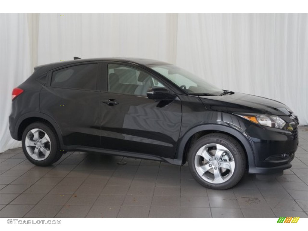 Crystal Black Pearl 2016 Honda HR-V EX Exterior Photo #105601299