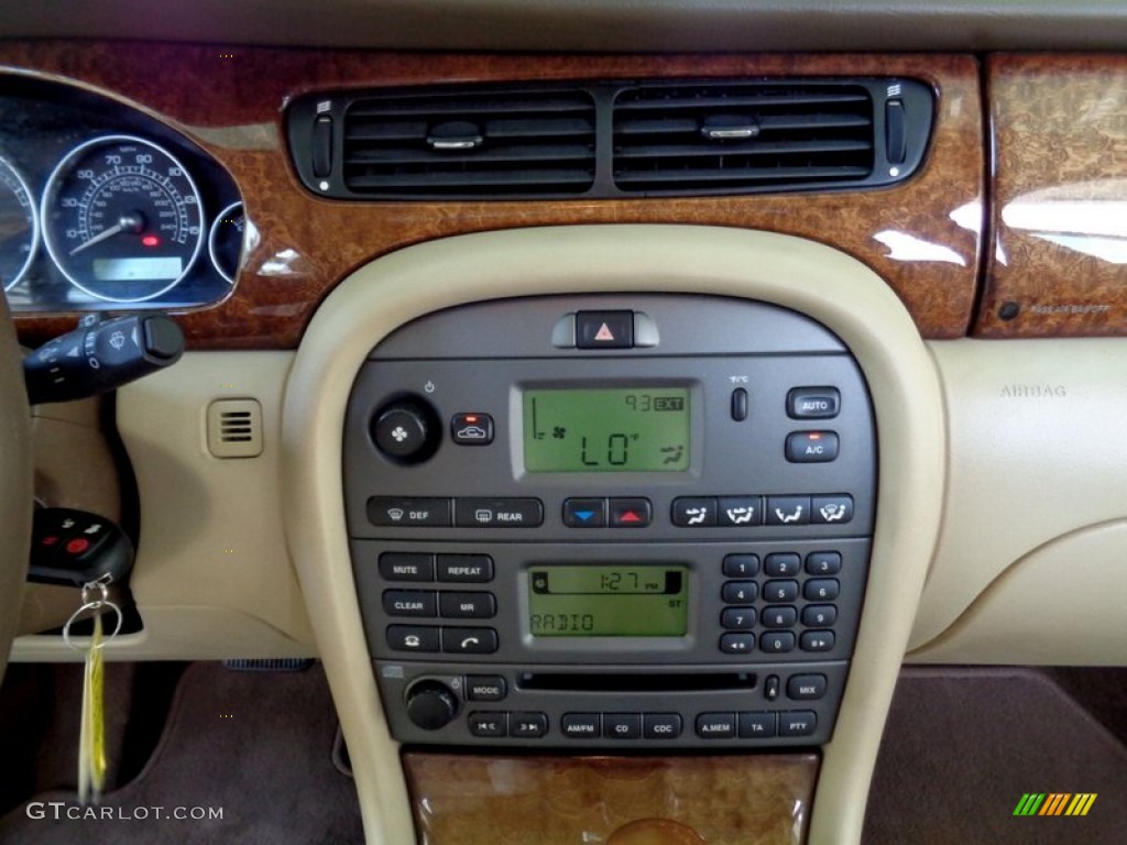 2008 X-Type 3.0 Sedan - Ebony Black / Champagne photo #56