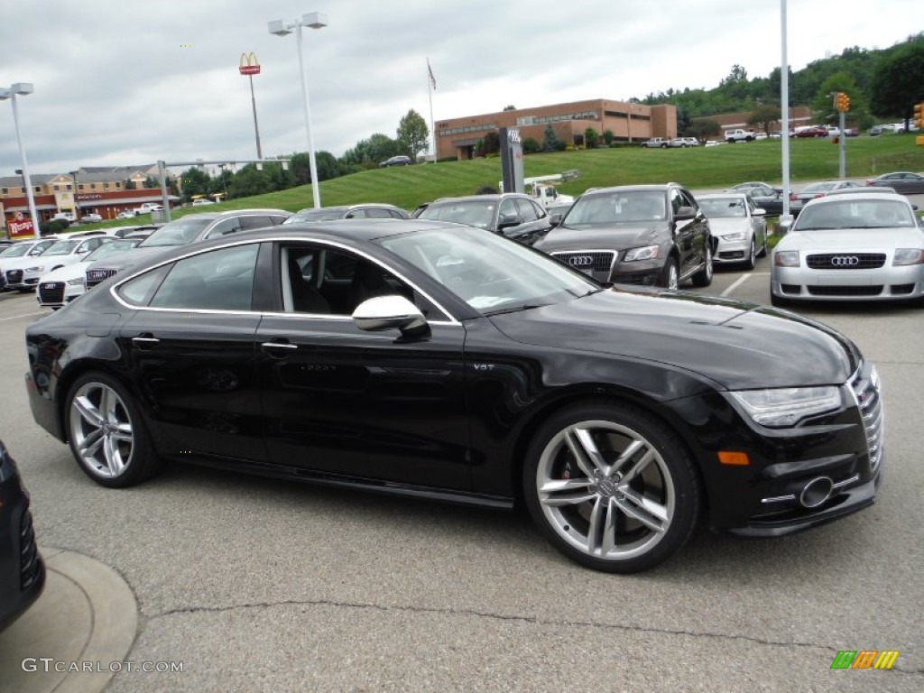 Mythos Black Metallic 2016 Audi S7 4.0 TFSI quattro Exterior Photo #105601428