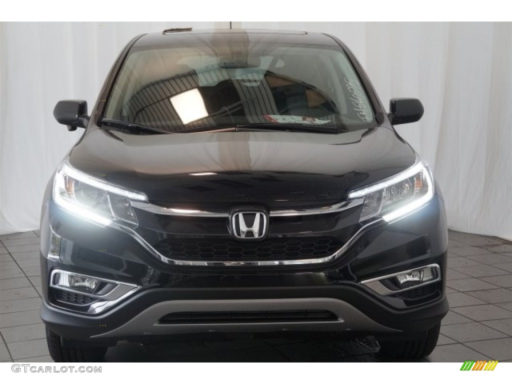 2015 CR-V EX - Crystal Black Pearl / Black photo #3