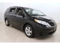 Black 2012 Toyota Sienna LE