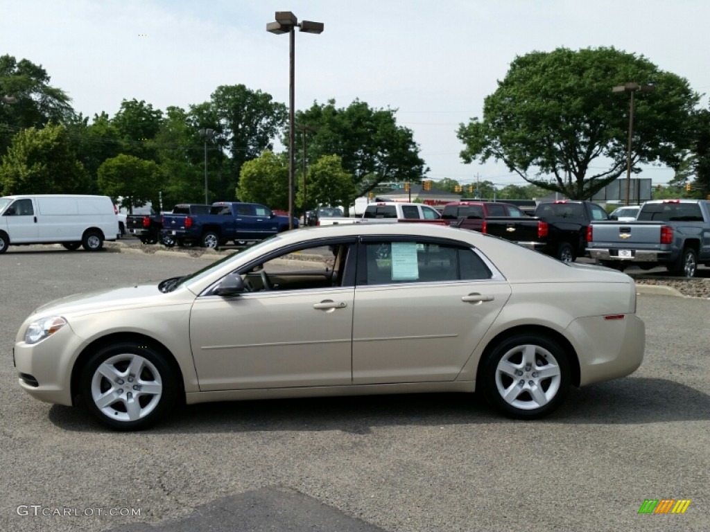 2010 Malibu LS Sedan - Gold Mist Metallic / Cocoa/Cashmere photo #10