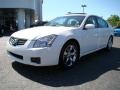 2007 Winter Frost Pearl Nissan Maxima 3.5 SL  photo #6