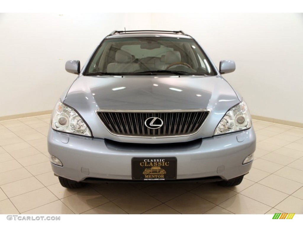 2007 RX 350 AWD - Breakwater Blue Metallic / Light Gray photo #2
