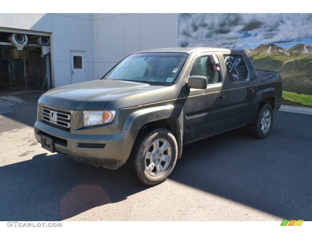 2006 Ridgeline RTL - Amazon Green Metallic / Gray photo #5