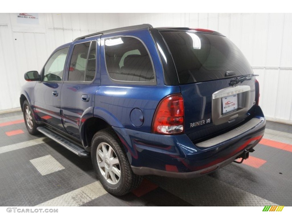 2004 Rainier CXL AWD - Indigo Blue Metallic / Light Cashmere photo #10