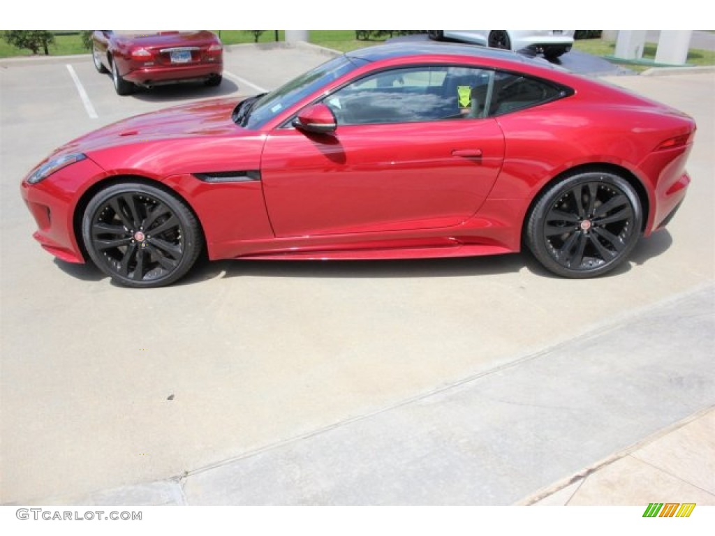 Italian Racing Red Metallic 2016 Jaguar F-TYPE S AWD Coupe Exterior Photo #105607686