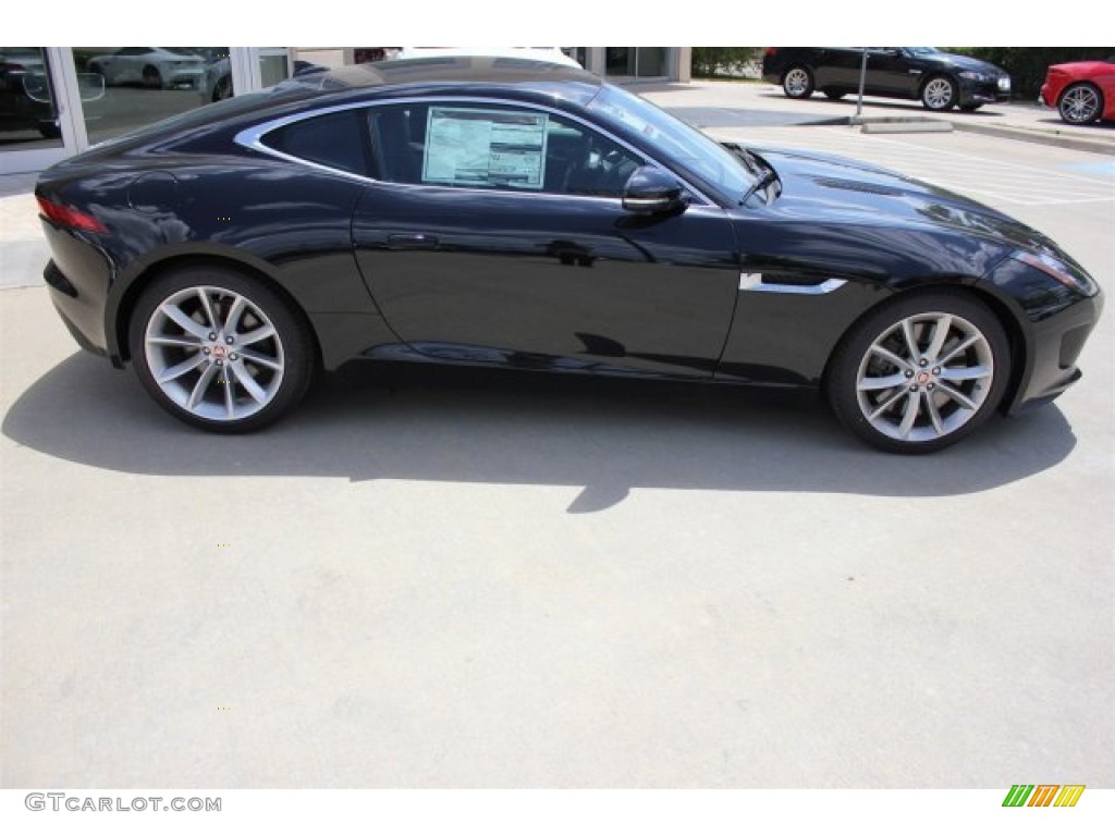 Ebony Black 2016 Jaguar F-TYPE S Coupe Exterior Photo #105608010