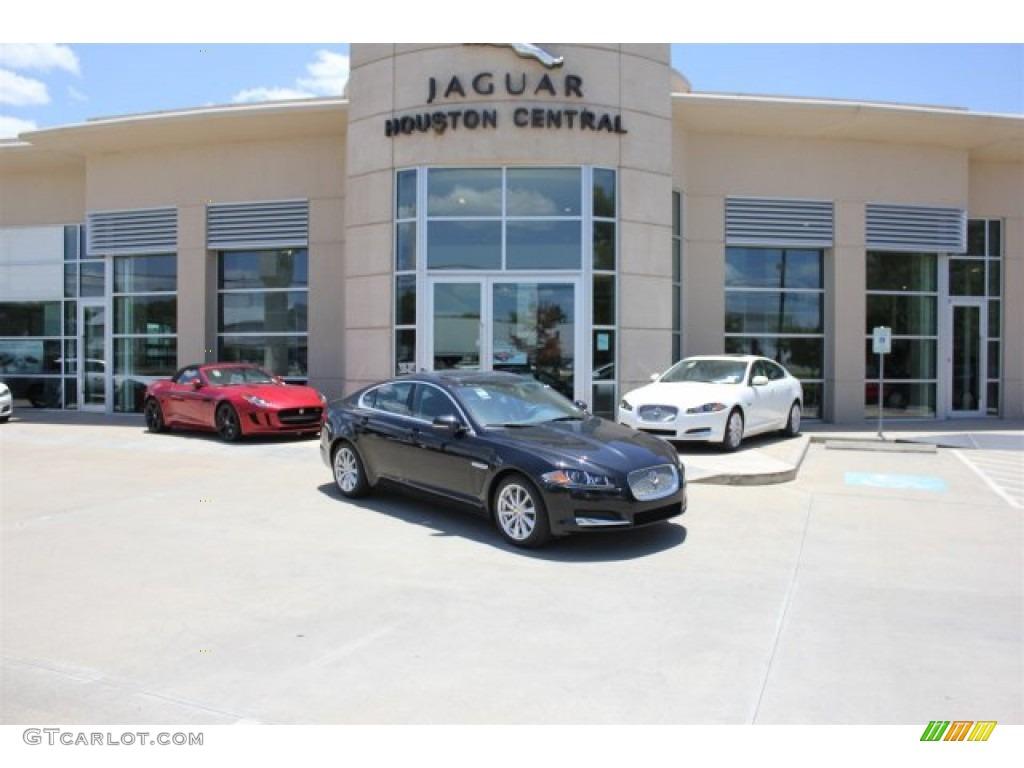 Ultimate Black Metallic Jaguar XF