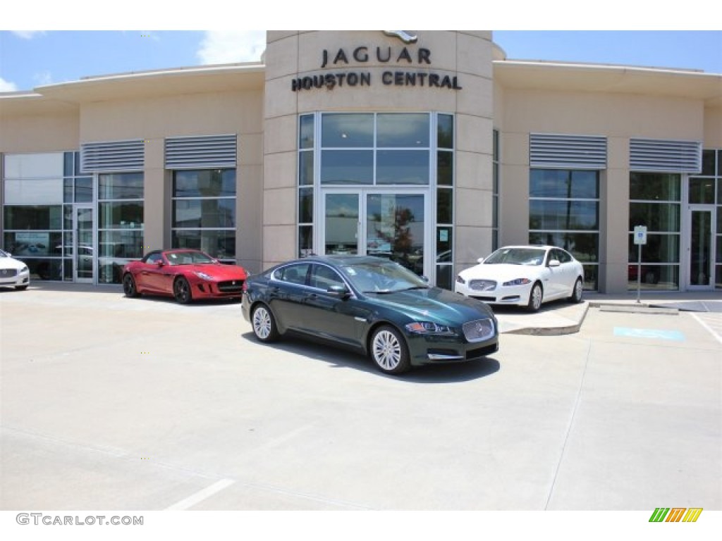 British Racing Green Metallic Jaguar XF