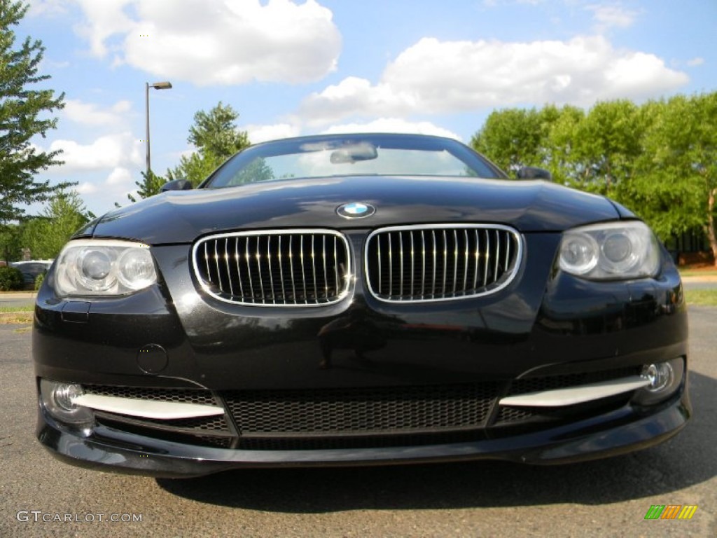 2011 3 Series 335i Convertible - Black Sapphire Metallic / Saddle Brown Dakota Leather photo #4