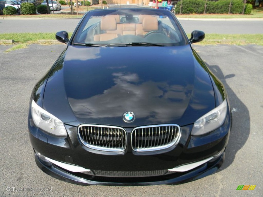 2011 3 Series 335i Convertible - Black Sapphire Metallic / Saddle Brown Dakota Leather photo #5