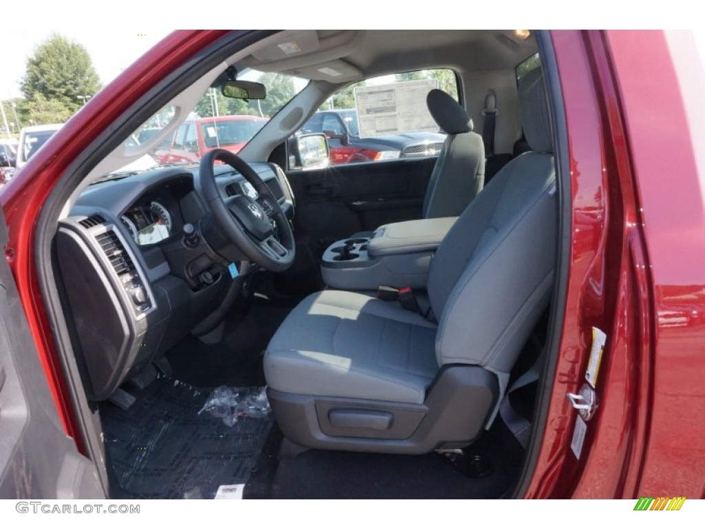 2015 1500 Tradesman Regular Cab - Deep Cherry Red Crystal Pearl / Black/Diesel Gray photo #7