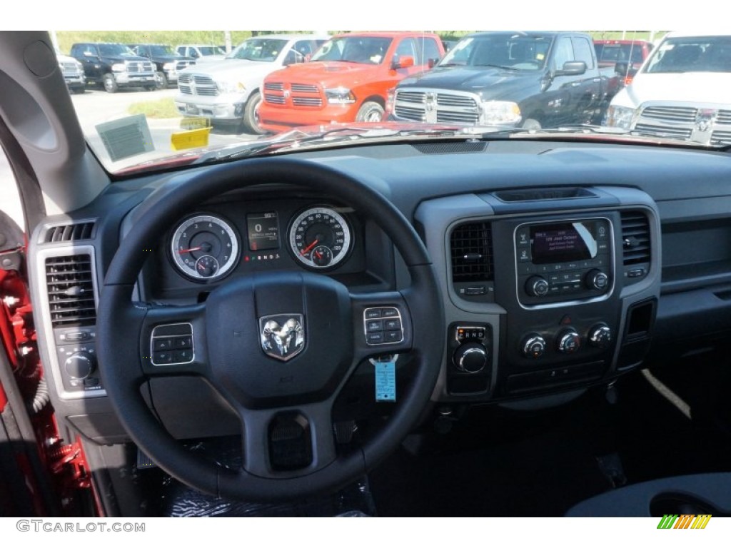 2015 1500 Tradesman Regular Cab - Deep Cherry Red Crystal Pearl / Black/Diesel Gray photo #8