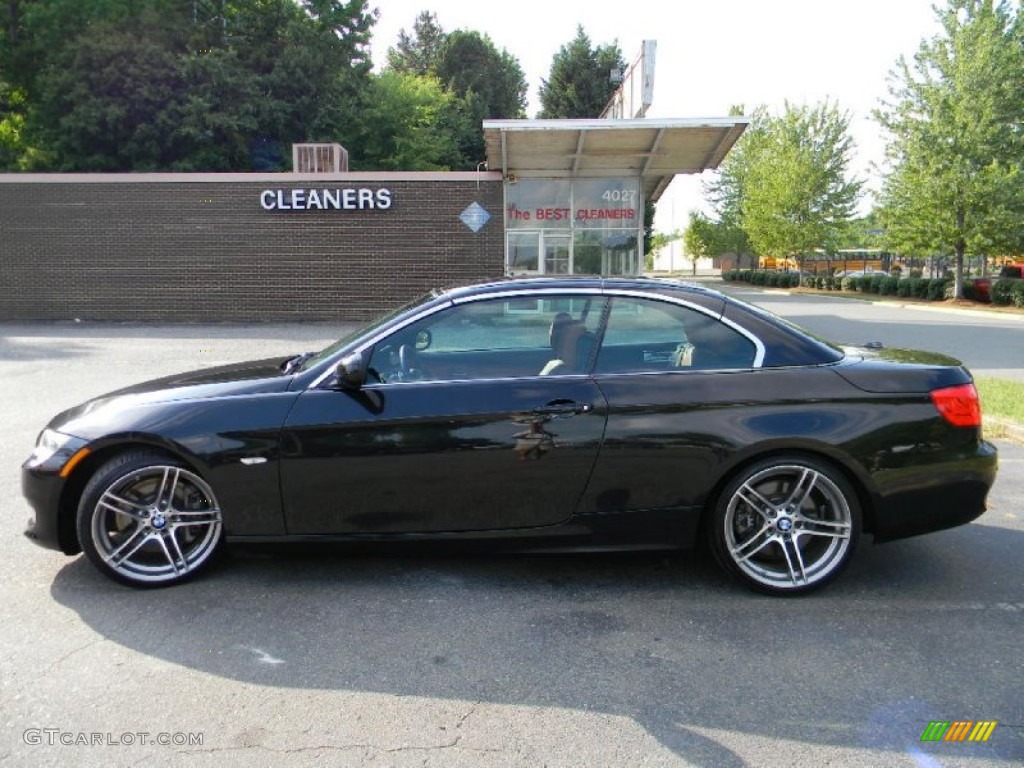 2011 3 Series 335i Convertible - Black Sapphire Metallic / Saddle Brown Dakota Leather photo #12