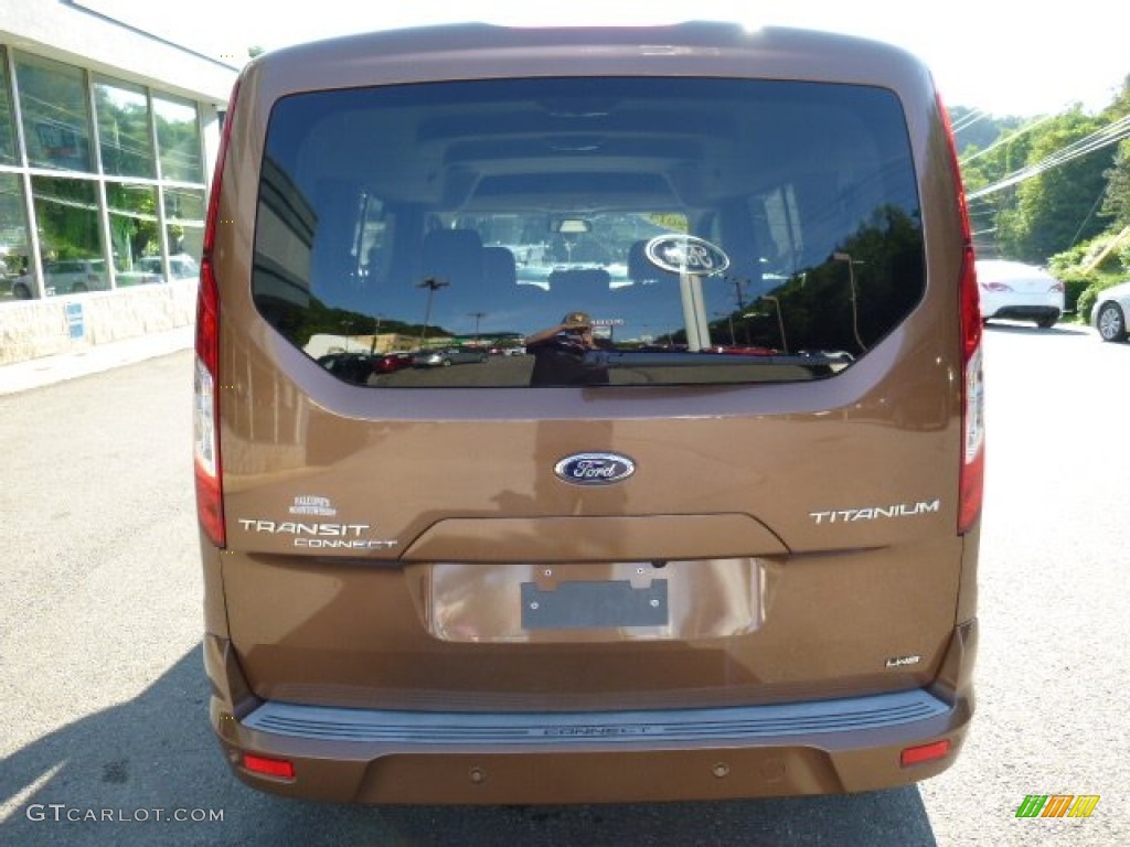 2014 Transit Connect Titanium Wagon - Burnished Glow / Medium Stone photo #6