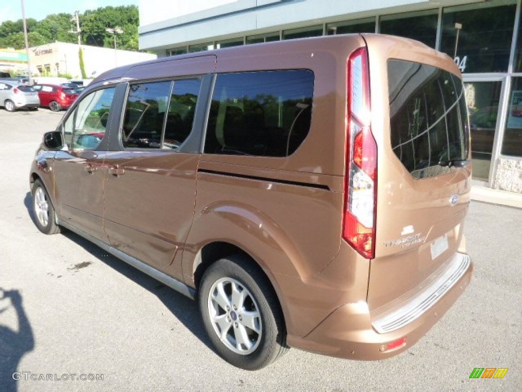 Burnished Glow 2014 Ford Transit Connect Titanium Wagon Exterior Photo #105611752