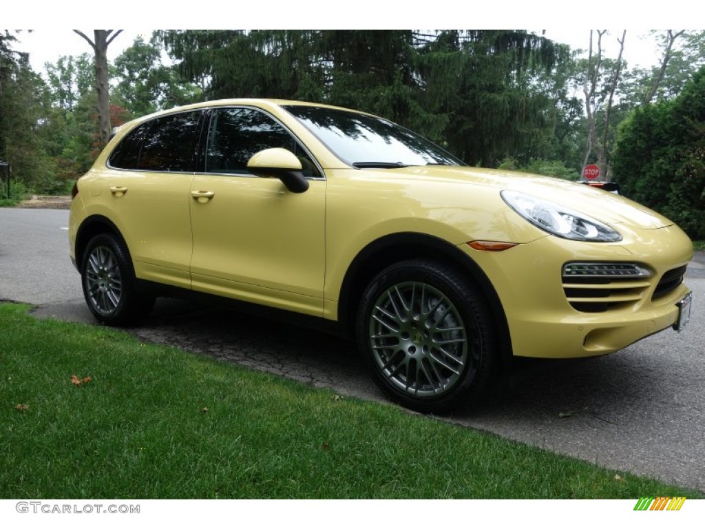 Sand Yellow 2012 Porsche Cayenne S Exterior Photo #105612088