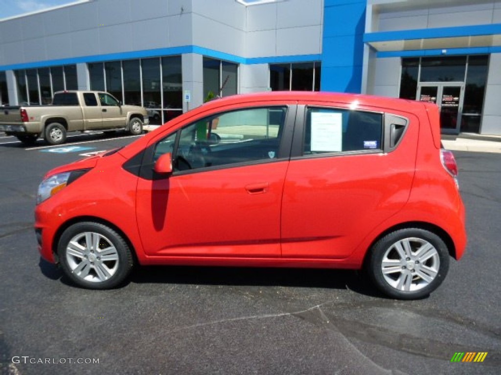 2013 Spark LT - Salsa (Red) / Dark Pewter/Silver photo #2