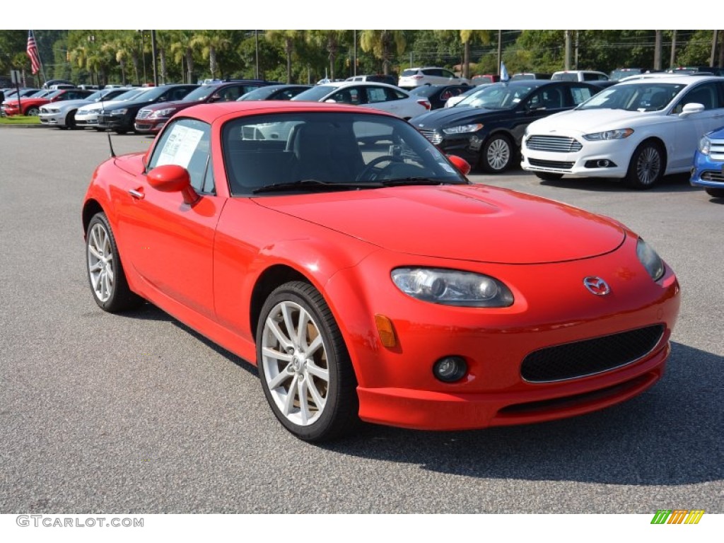 2007 MX-5 Miata Grand Touring Roadster - True Red / Black photo #1