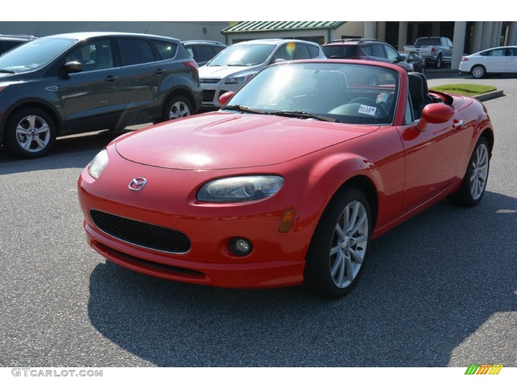 2007 MX-5 Miata Grand Touring Roadster - True Red / Black photo #5