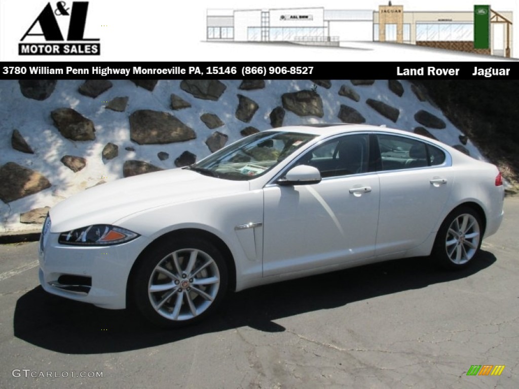 Polaris White Jaguar XF