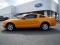 2008 Grabber Orange Ford Mustang V6 Deluxe Coupe  photo #5