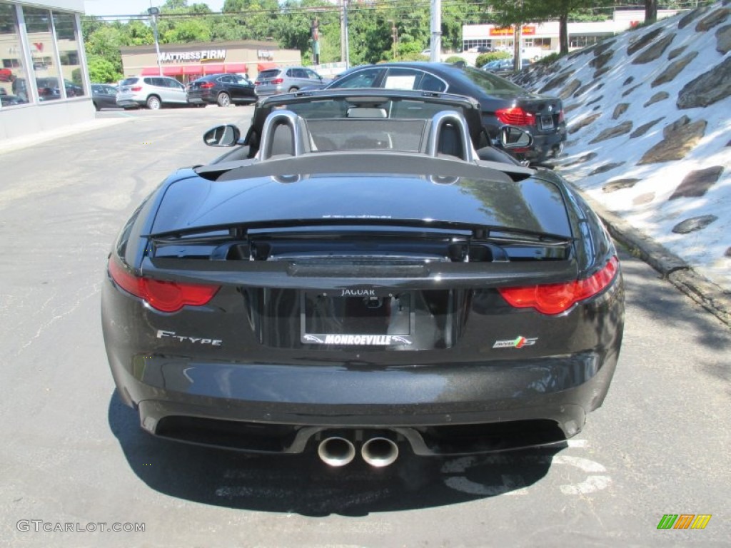 Ultimate Black Metallic 2016 Jaguar F-TYPE S AWD Convertible Exterior Photo #105618625