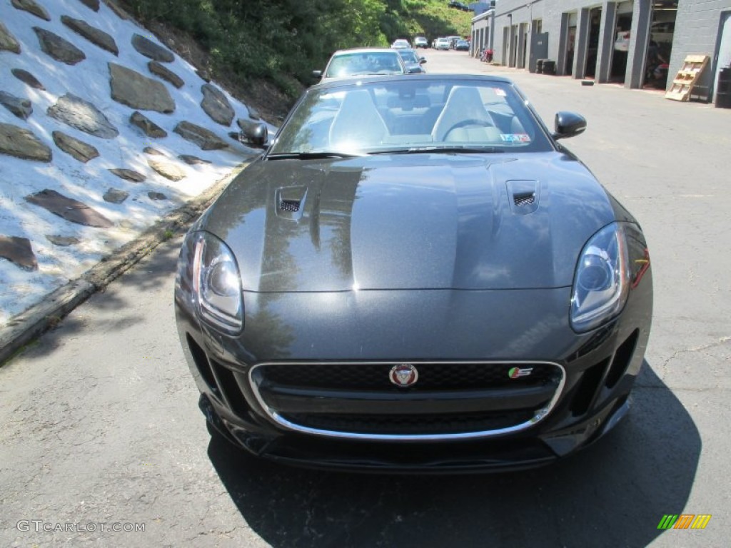 Ultimate Black Metallic 2016 Jaguar F-TYPE S AWD Convertible Exterior Photo #105618735
