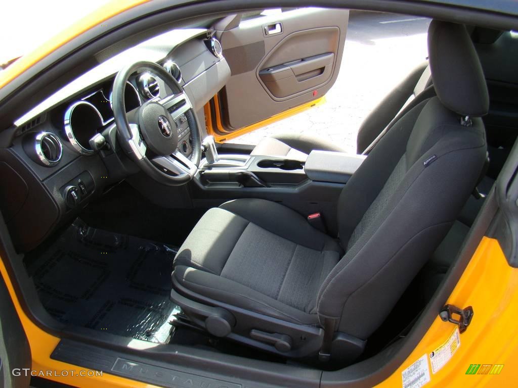 2008 Mustang V6 Deluxe Coupe - Grabber Orange / Dark Charcoal photo #8