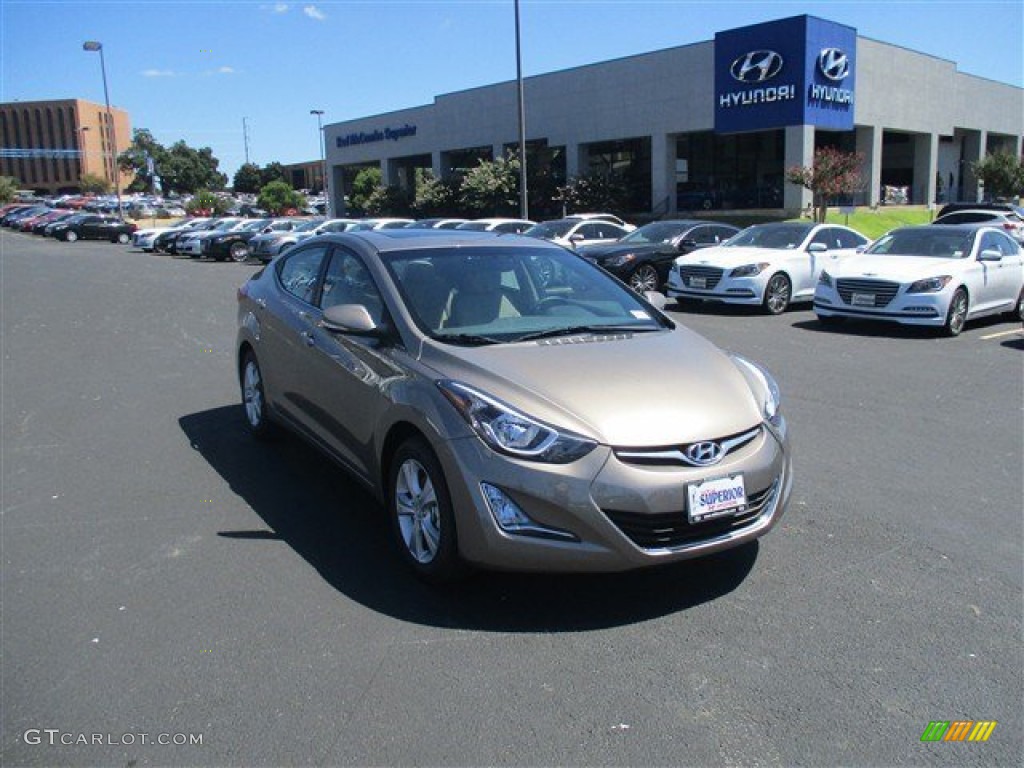 2016 Elantra Value Edition - Desert Bronze / Beige photo #2