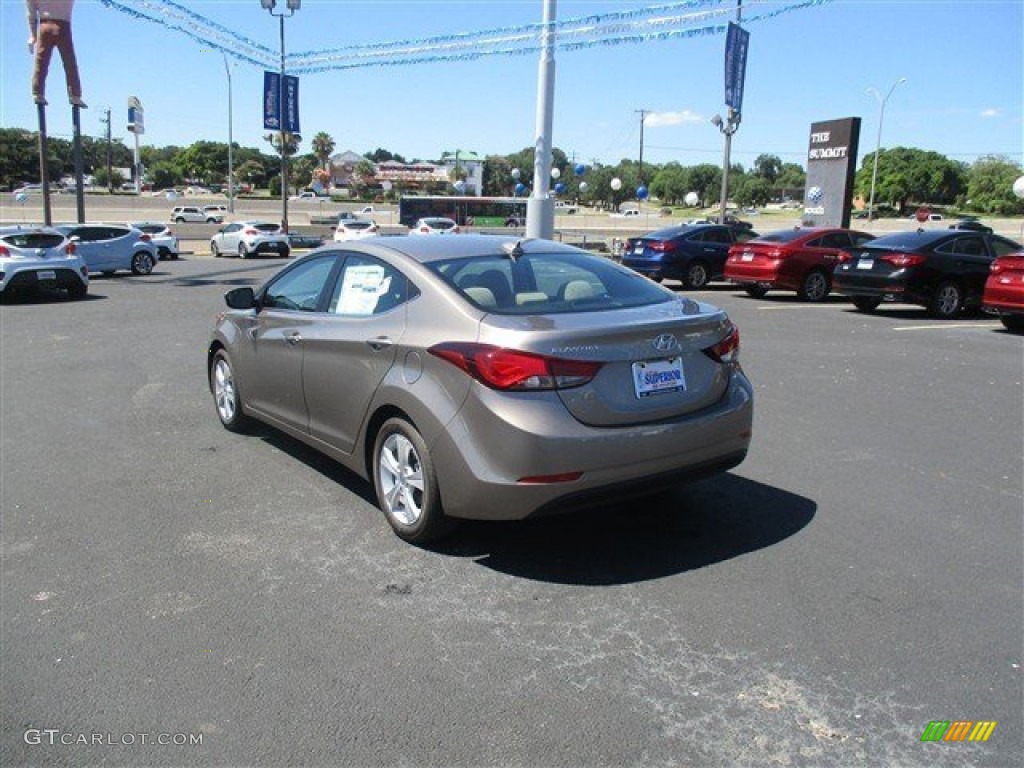 2016 Elantra Value Edition - Desert Bronze / Beige photo #7