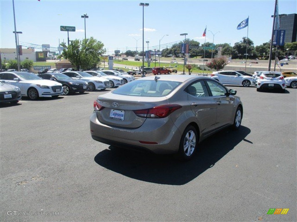 2016 Elantra Value Edition - Desert Bronze / Beige photo #9