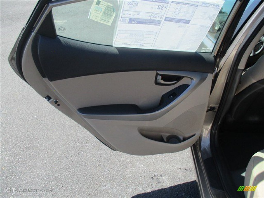 2016 Elantra Value Edition - Desert Bronze / Beige photo #12