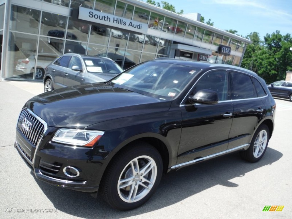 2016 Q5 3.0 TDI Premium Plus quattro - Mythos Black Metallic / Chestnut Brown photo #1