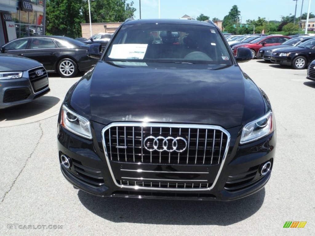 2016 Q5 3.0 TDI Premium Plus quattro - Mythos Black Metallic / Chestnut Brown photo #6
