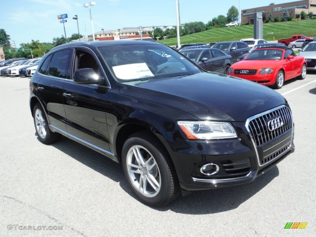 Mythos Black Metallic 2016 Audi Q5 3.0 TDI Premium Plus quattro Exterior Photo #105620701