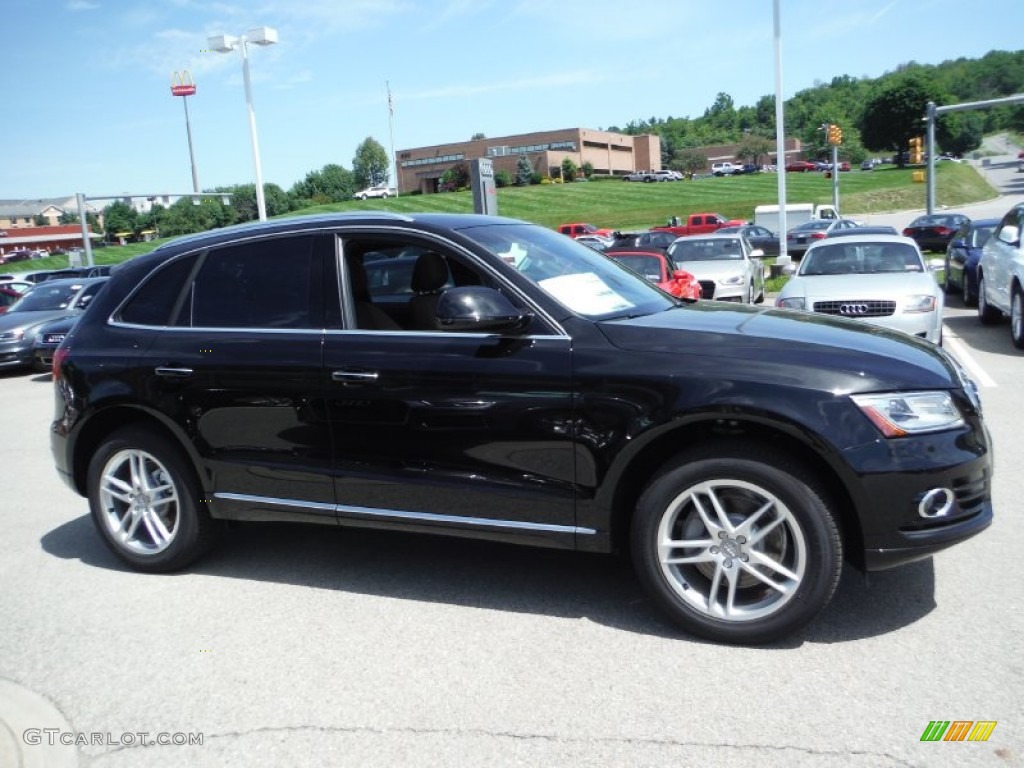 2016 Q5 3.0 TDI Premium Plus quattro - Mythos Black Metallic / Chestnut Brown photo #9