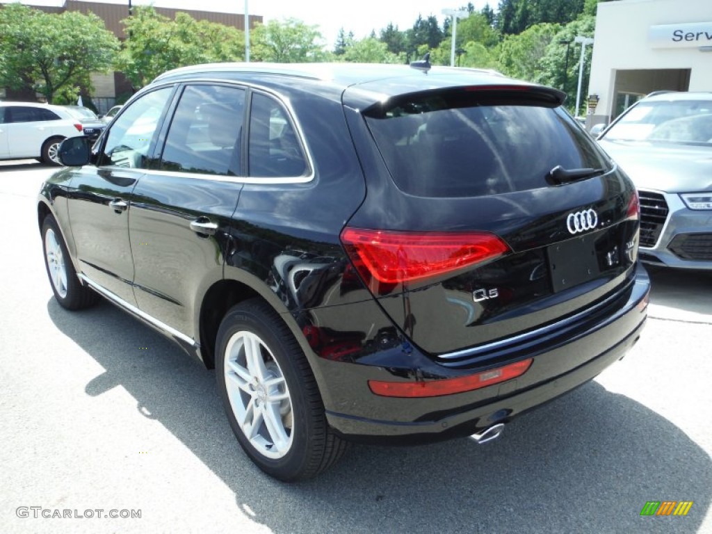 2016 Q5 3.0 TDI Premium Plus quattro - Mythos Black Metallic / Chestnut Brown photo #14