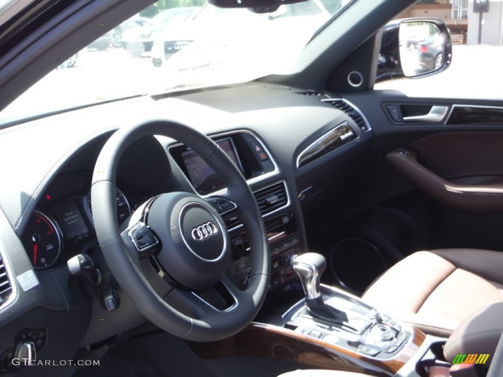 2016 Q5 3.0 TDI Premium Plus quattro - Mythos Black Metallic / Chestnut Brown photo #19