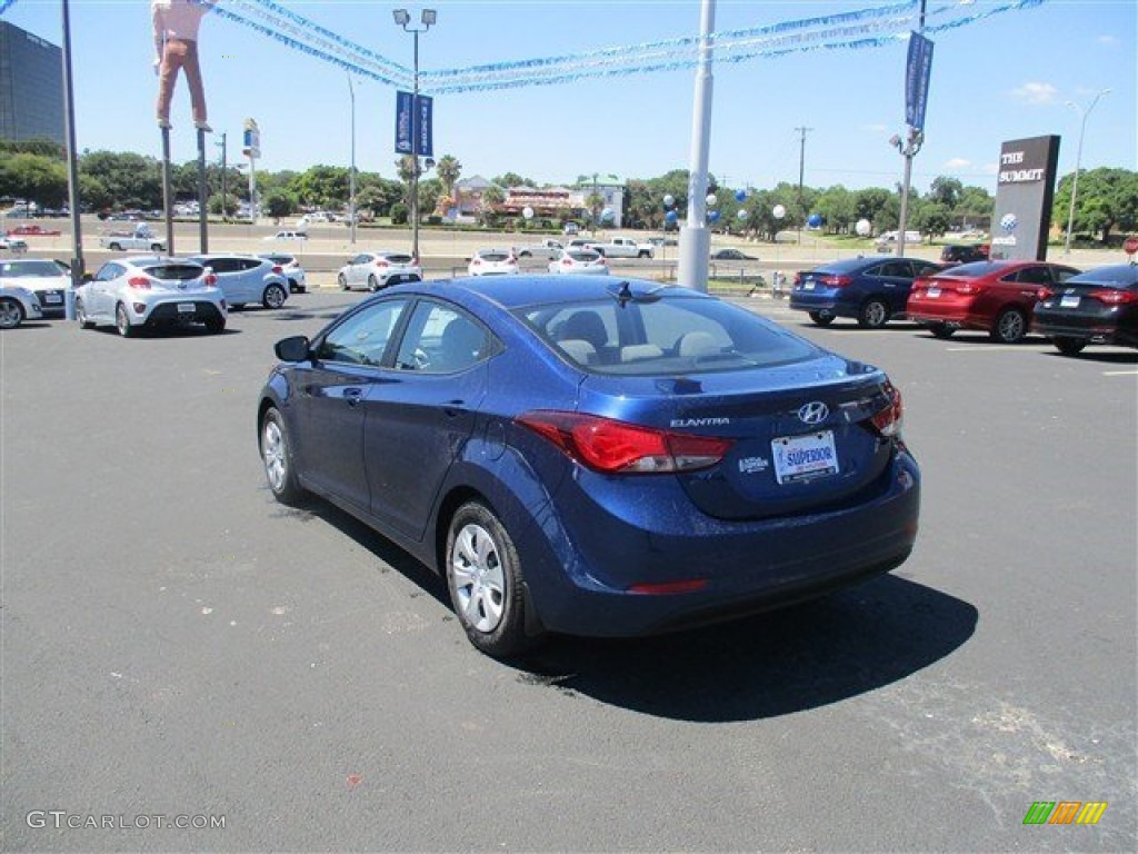 2016 Elantra SE - Blue / Gray photo #7