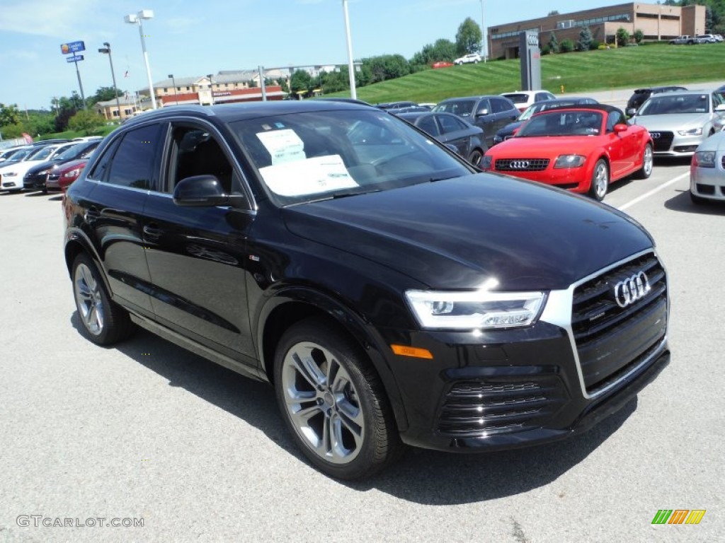 Brilliant Black 2016 Audi Q3 2.0 TSFI Prestige quattro Exterior Photo #105621535