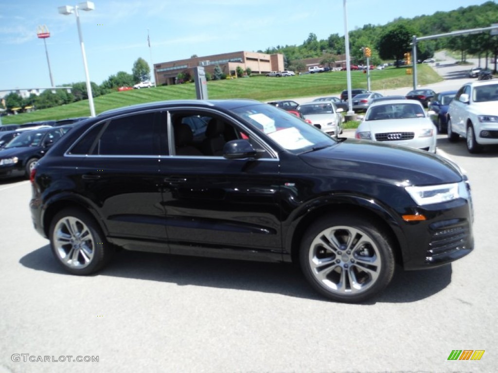 Brilliant Black 2016 Audi Q3 2.0 TSFI Prestige quattro Exterior Photo #105621565