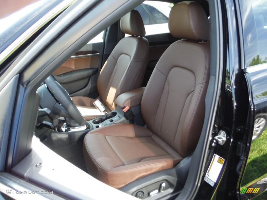 Chestnut Brown Interior 2016 Audi Q3 2.0 TSFI Prestige quattro Photo #105621808